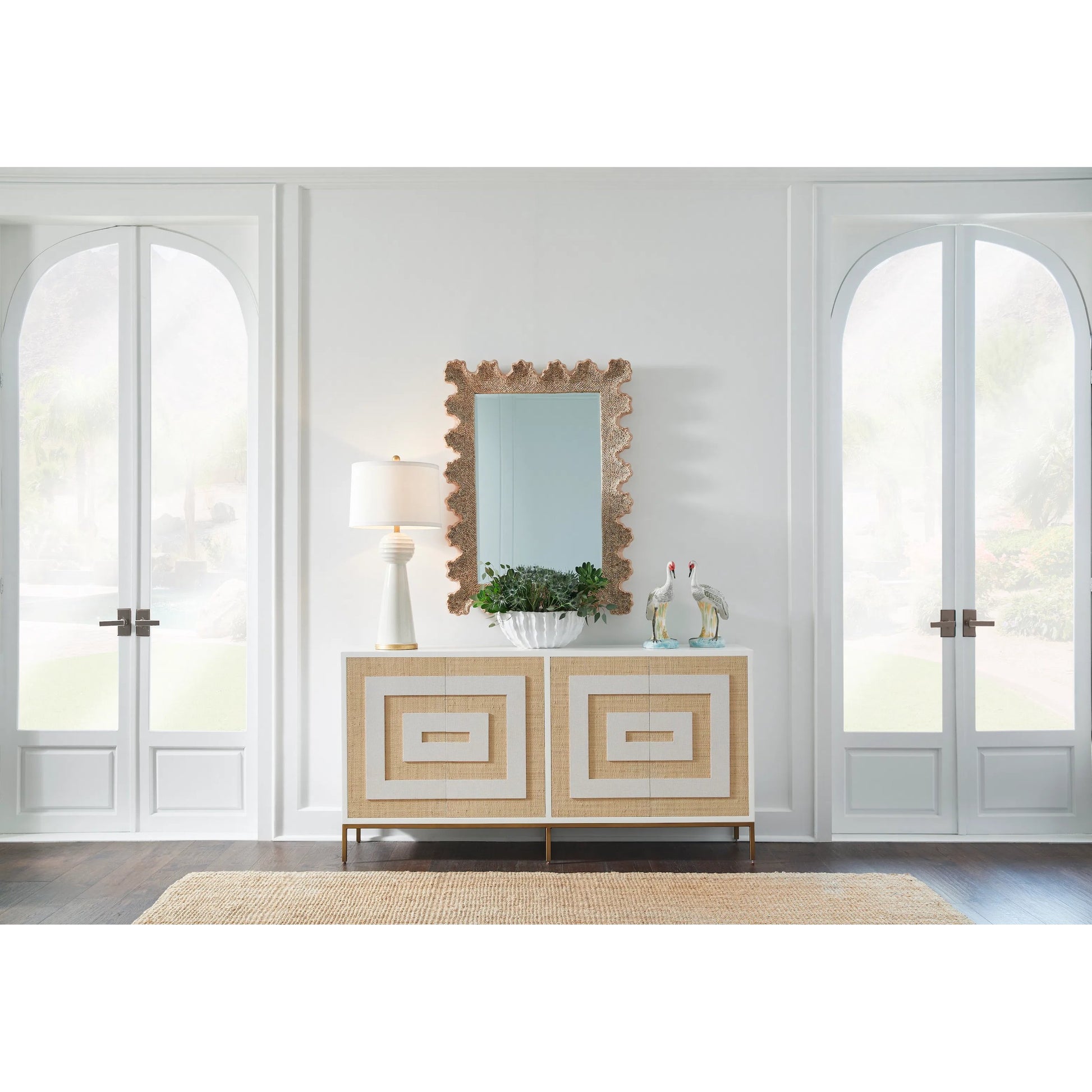 Sloan Street Cabinet by Chelsea House in white, cream and white, natural. Made from unique in a modern style.