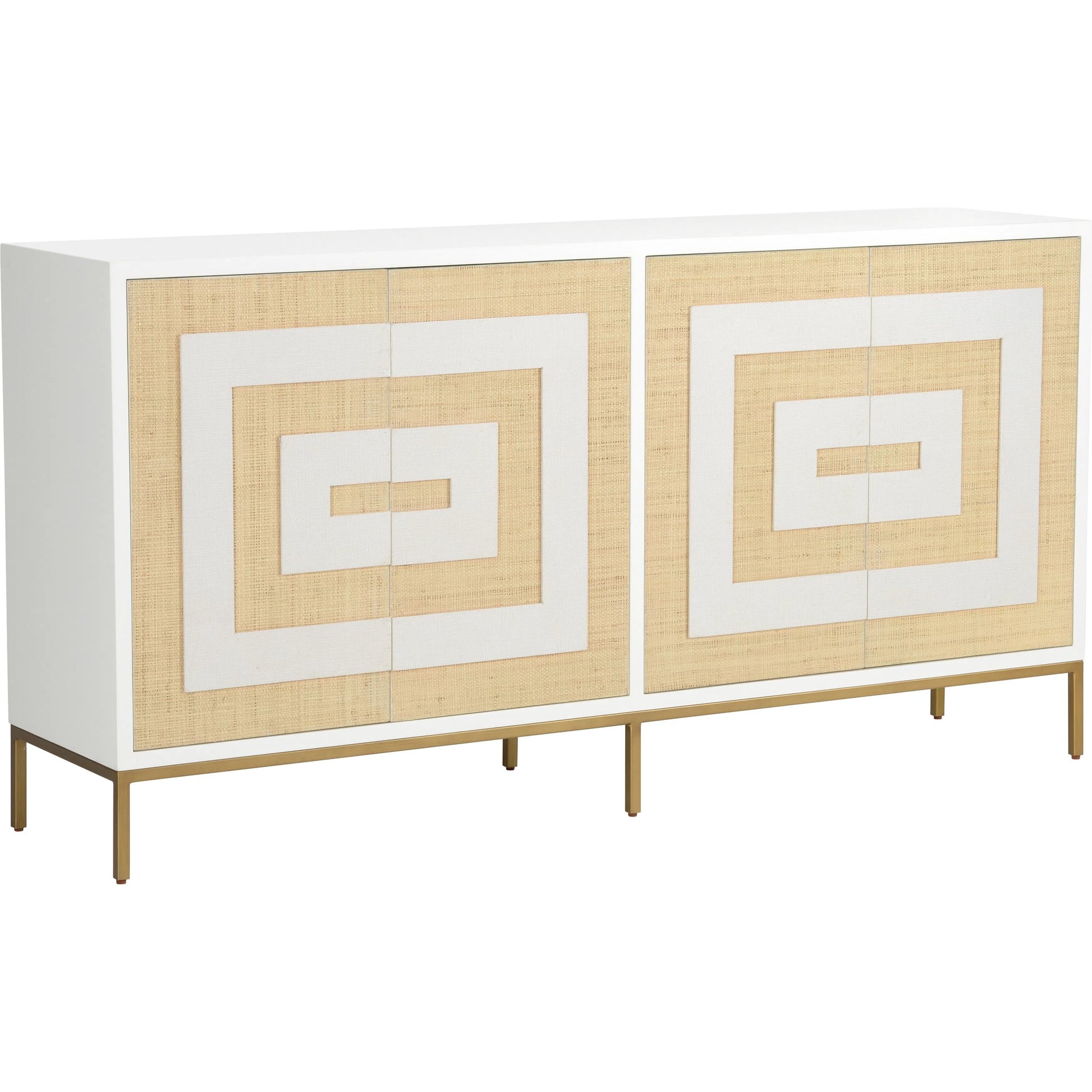 Sloan Street Cabinet by Chelsea House in white, cream and white, natural. Made from unique in a modern style.