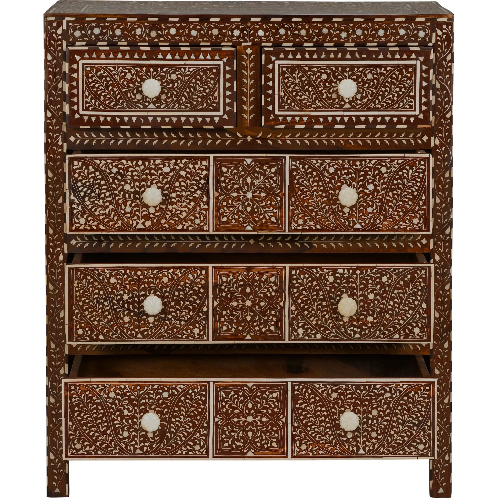 Aryana Chest by Chelsea House in brown, white, cream and natural, white. Made from unique in a traditional style.