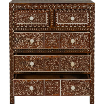 Aryana Chest by Chelsea House in brown, white, cream and natural, white. Made from unique in a traditional style.