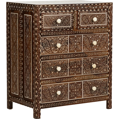 Aryana Chest by Chelsea House in brown, white, cream and natural, white. Made from unique in a traditional style.