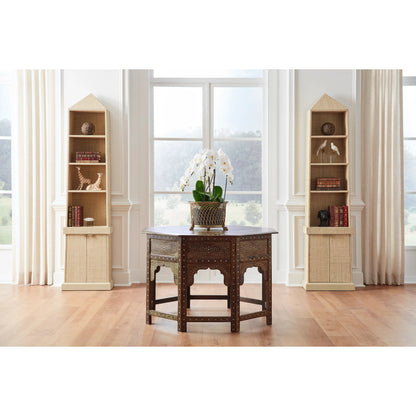 Aryana Center Table by Chelsea House in brown, white, cream and natural, white. Made from unique in a traditional style.