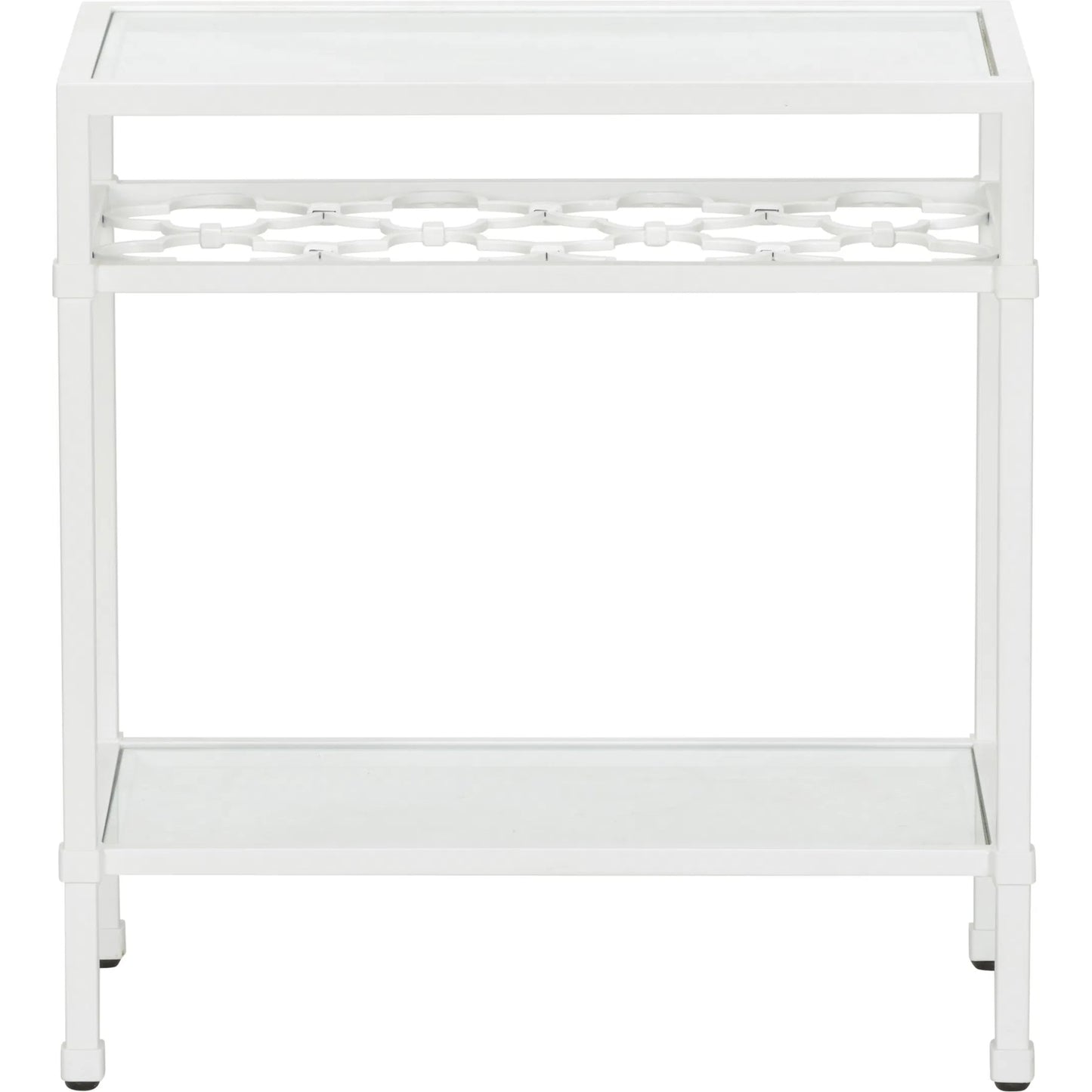 002 SI-2334925 | Additional Silo | Pacific White Coast Side Table by Chelsea House in white, cream and white, clear. Made from unique in a transitional style.