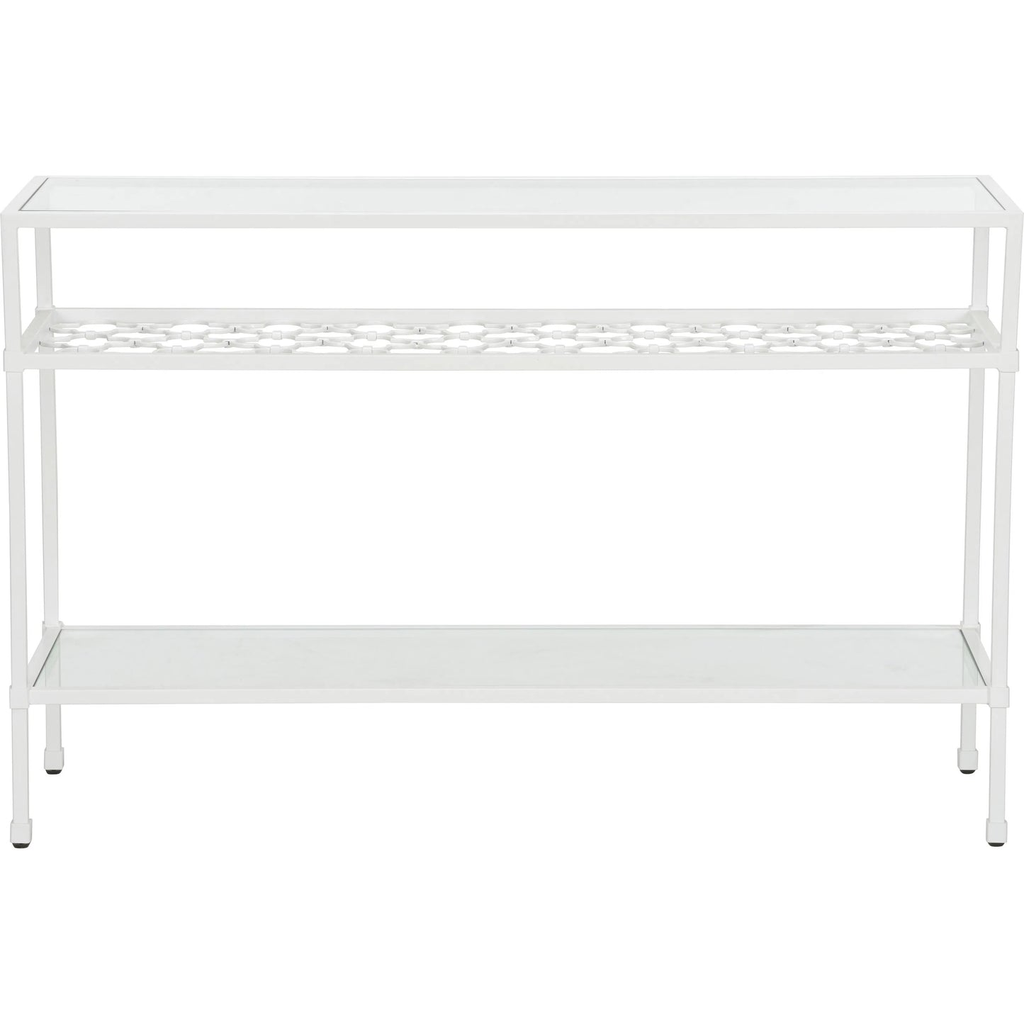 002 SI-2334924 | Additional Silo | Pacific White Coast Console Table by Chelsea House in white, cream and white, clear. Made from unique in a transitional style.