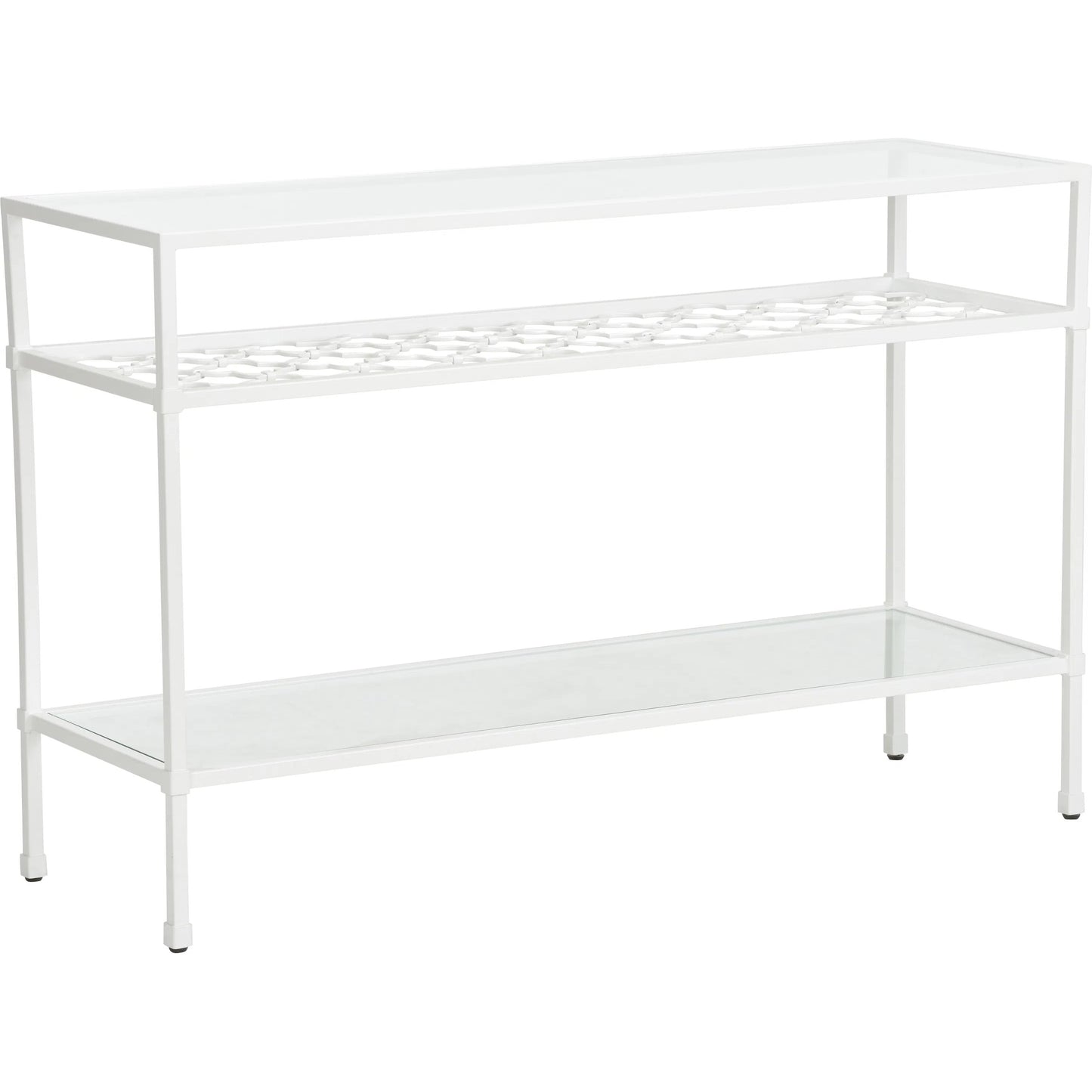 001 SI-2334924 | Primary Silo | Pacific White Coast Console Table by Chelsea House in white, cream and white, clear. Made from unique in a transitional style.