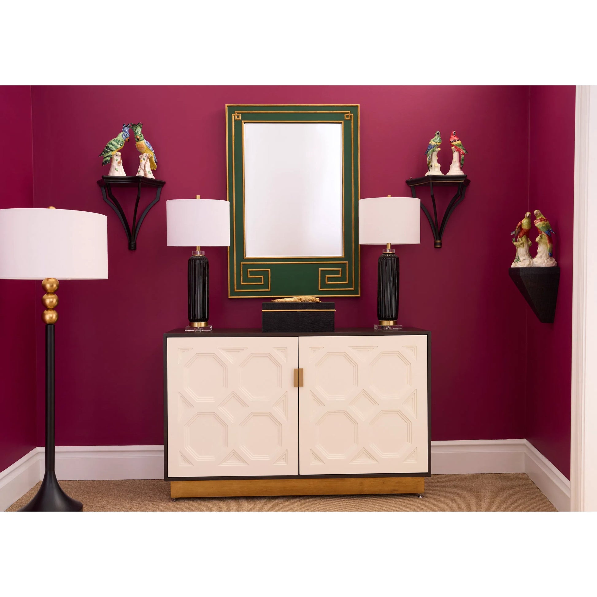 Greek Hall Mirror by Chelsea House. Made from unique in a traditional style.