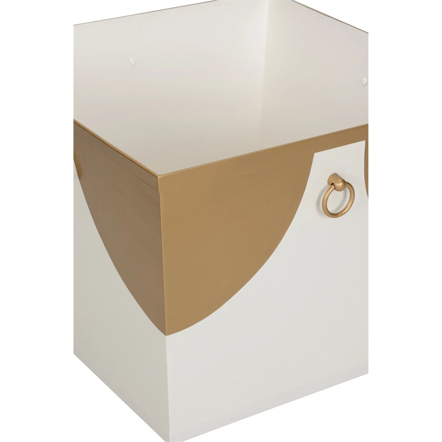 002 SI-2334937 | Closeup | Plais Planter Short by Chelsea House in white, cream, gold and white, gold. Made from unique in a modern style.