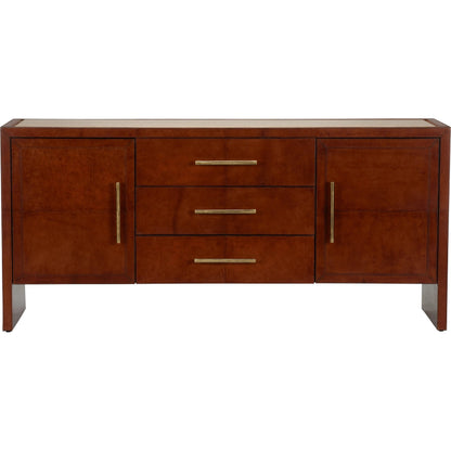 Santino Buffet by Chelsea House in brown and cognac, natural brown. Made from unique in a traditional style.