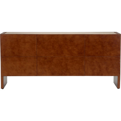 Santino Buffet by Chelsea House in brown and cognac, natural brown. Made from unique in a traditional style.