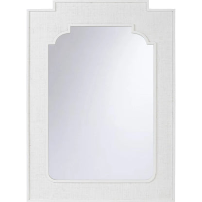 Yangon Mirror by Chelsea House. Made from raffia, wood, mirror in a transitional style.