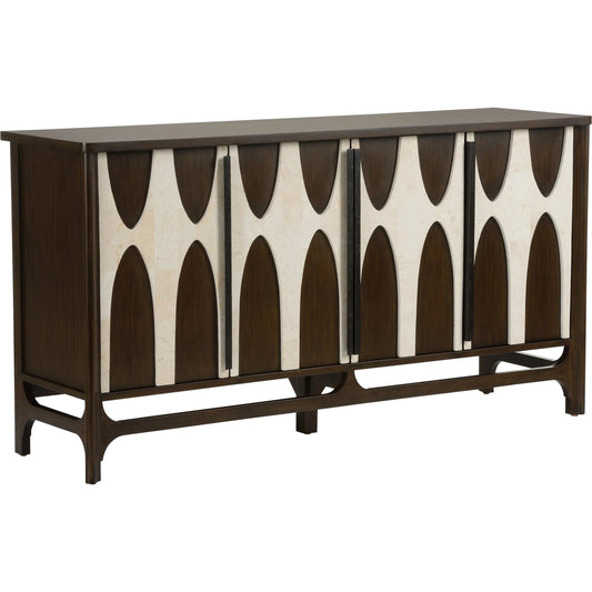 Althea Cabinet by Chelsea House in brown, white, cream. Made from unique in a unique style.