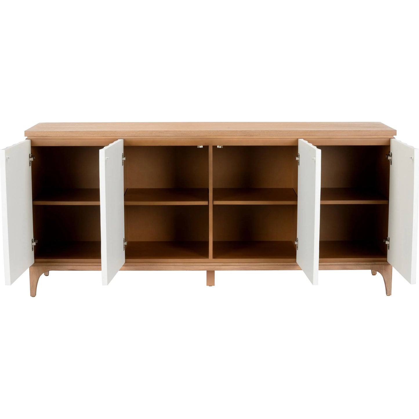 003 SI-2334876 | Additional Silo | Lando Cabinet by Chelsea House in brown, white, cream and oak, natural white. Made from unique in a transitional style.