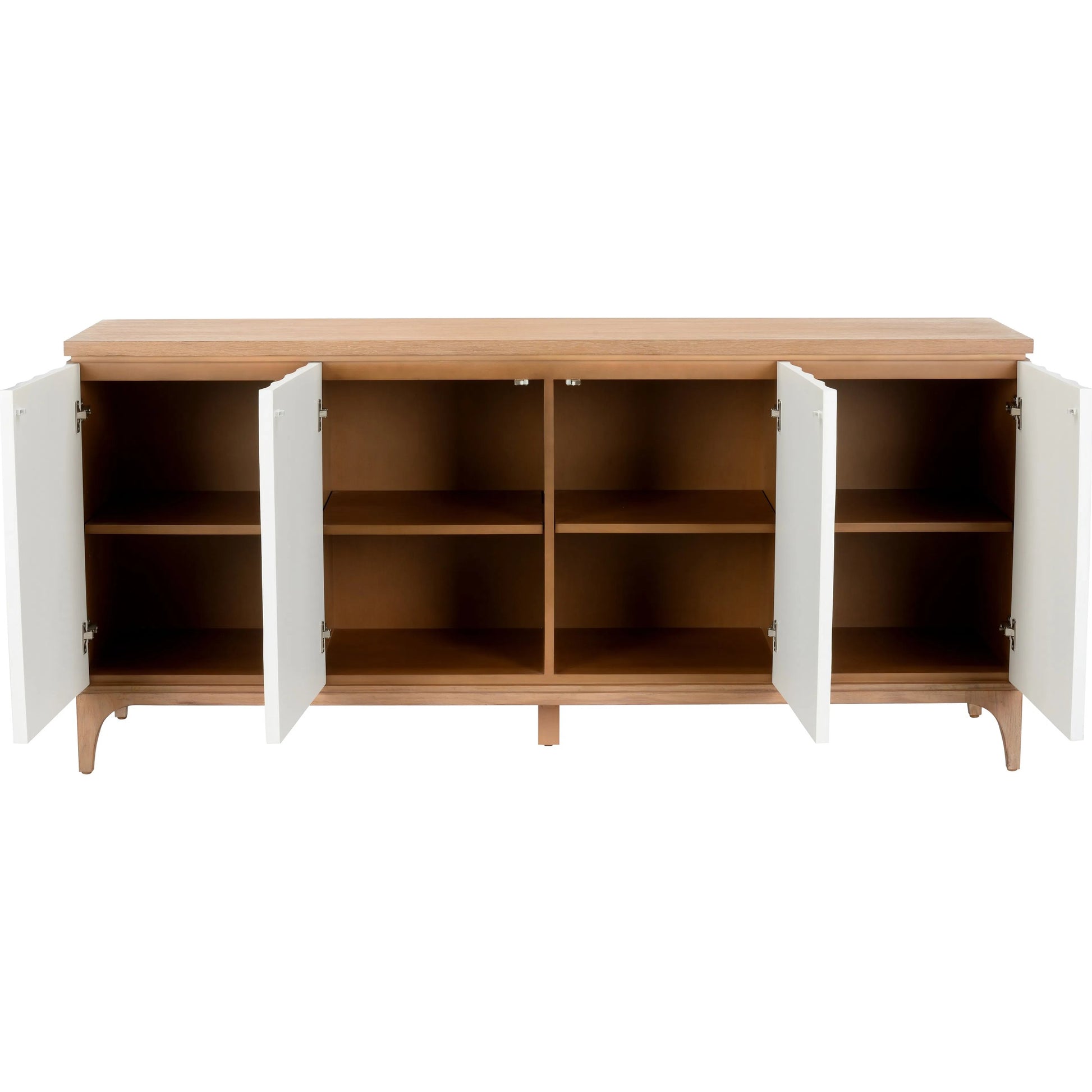 Lando Cabinet by Chelsea House in brown, white, cream and oak, natural white. Made from unique in a transitional style.