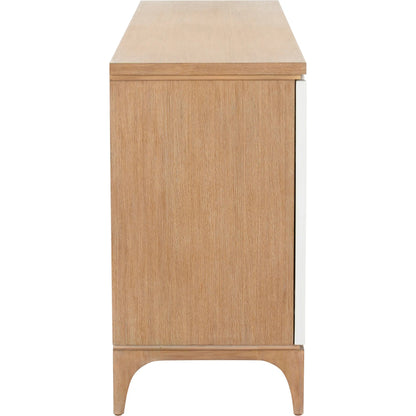 Lando Cabinet by Chelsea House in brown, white, cream and oak, natural white. Made from unique in a transitional style.