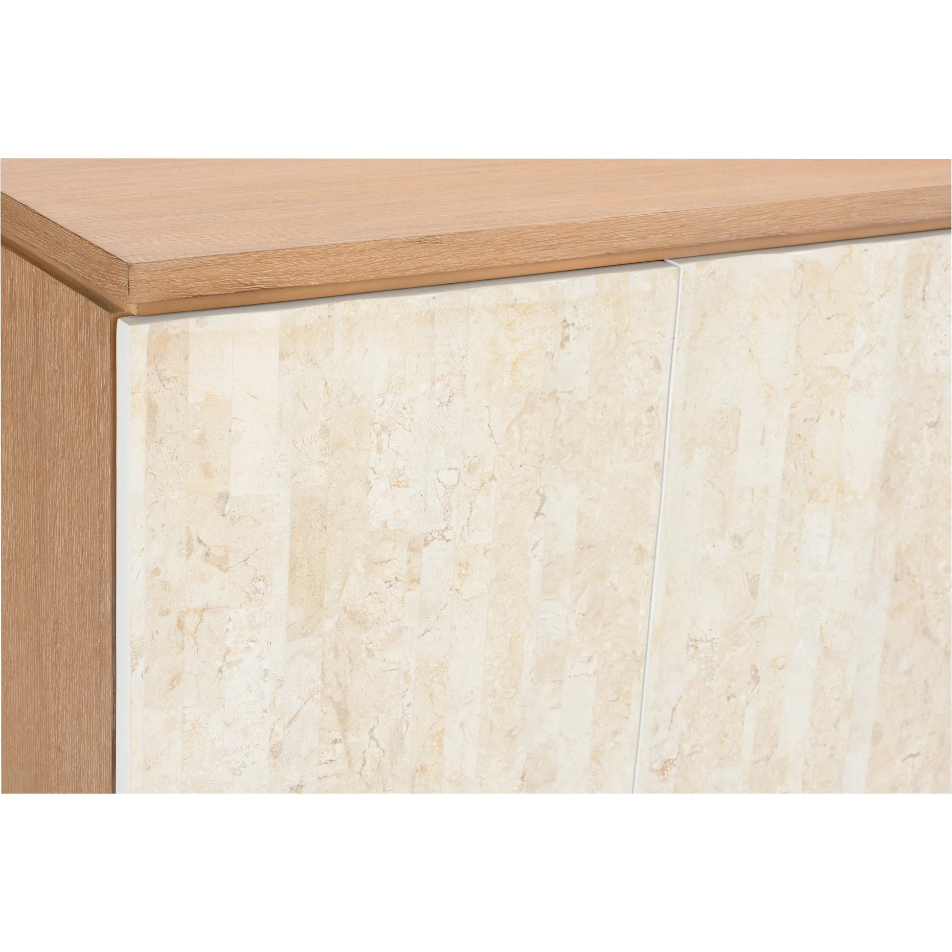 Lando Cabinet by Chelsea House in brown, white, cream and oak, natural white. Made from unique in a transitional style.