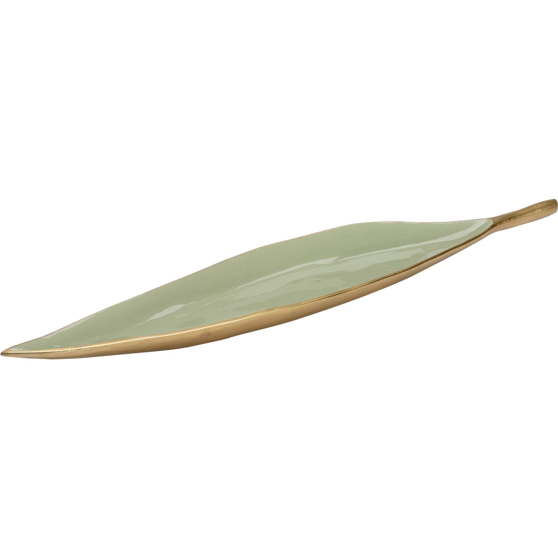 Leaf Dish by Chelsea House in gold, green and textured brass, green. Made from unique in a eclectic & global style.