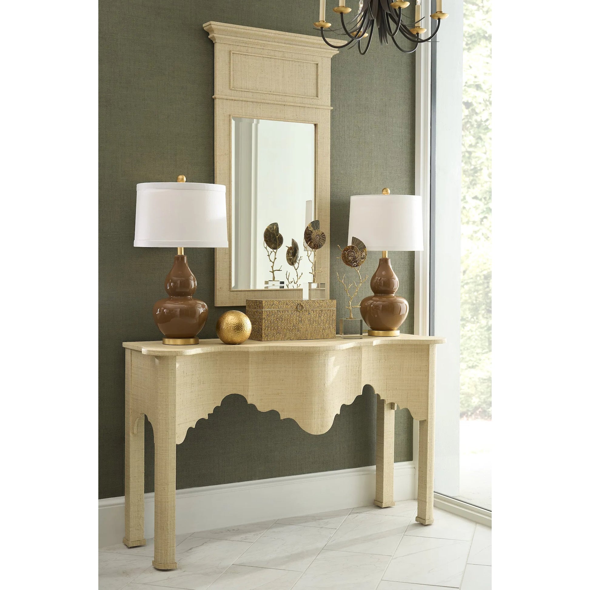 Saint Remy Mirror by Chelsea House in white, cream and natural, clear, beveled. Made from unique in a unique style.