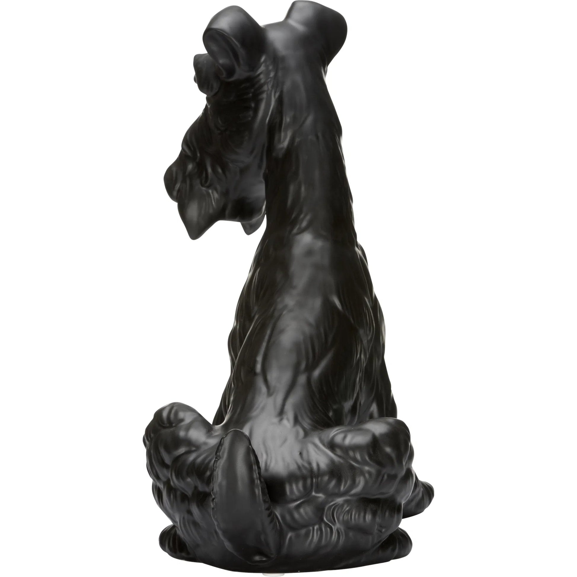 Henry Dog Black Statue by Chelsea House in black and black glaze. Made from unique in a unique style.