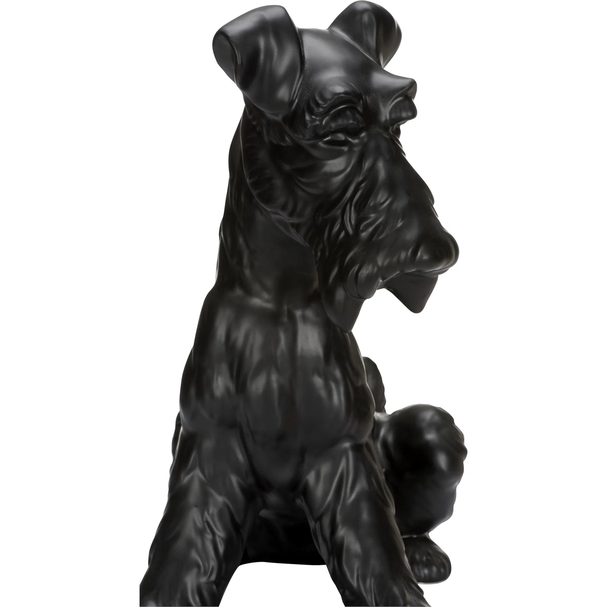 Henry Dog Black Statue by Chelsea House in black and black glaze. Made from unique in a unique style.
