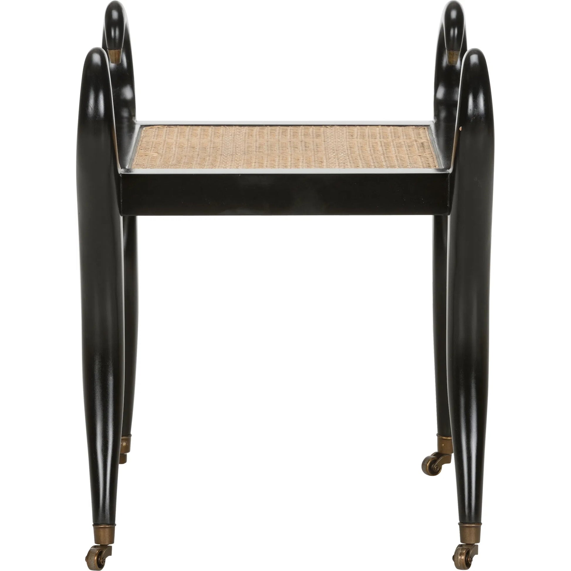 Swan Vanity Bench by Chelsea House in black and black, natural, antique. Made from unique in a modern style.
