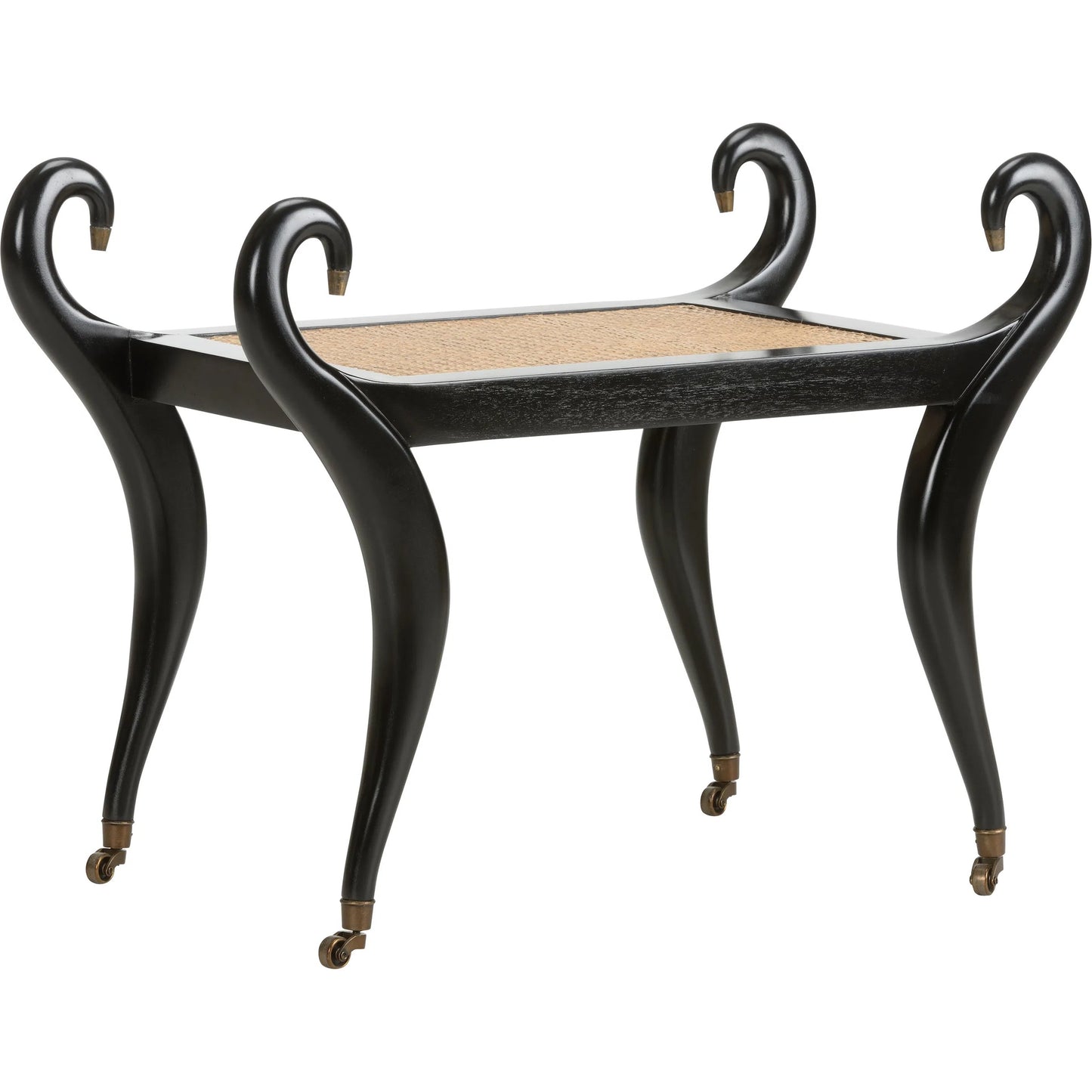 001 SI-2335008 | Primary Silo | Swan Vanity Bench by Chelsea House in black and black, natural, antique. Made from unique in a modern style.