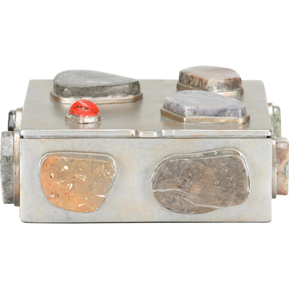 Caribbean Green Jewelry Box by Chelsea House in silver, green and champagne, various. Made from unique in a eclectic & global style.