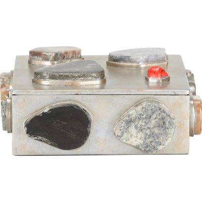 Caribbean Green Jewelry Box by Chelsea House in silver, green and champagne, various. Made from unique in a eclectic & global style.