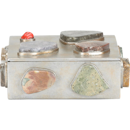 Caribbean Green Jewelry Box by Chelsea House in silver, green and champagne, various. Made from unique in a eclectic & global style.