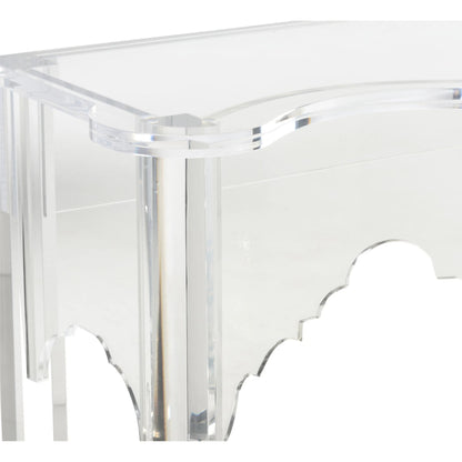 Kensington Console Table by Chelsea House in clear and clear. Made from unique in a unique style.