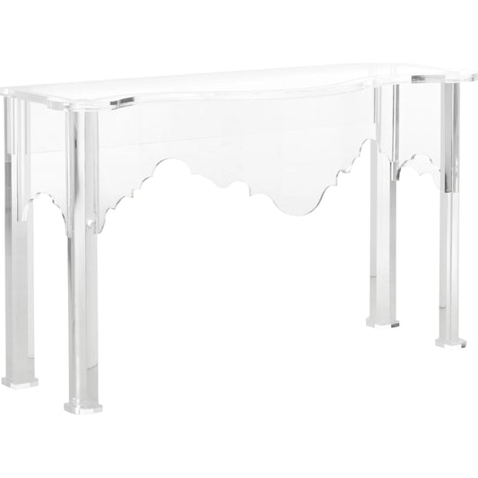 Kensington Console Table by Chelsea House in clear. Made from unique in a unique style.