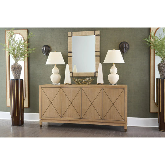Brentwood Console by Chelsea House in brown and oak, coffee bronze. Made from unique in a transitional style.