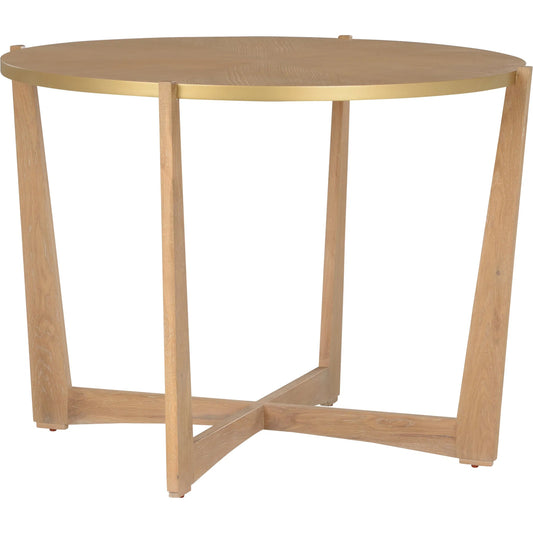 Ardoise Center Table Natural by Chelsea House in brown and cerused oak. Made from unique in a unique style.