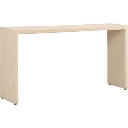Goldsborough Console by Chelsea House in white, cream and cream. Made from unique in a transitional style.