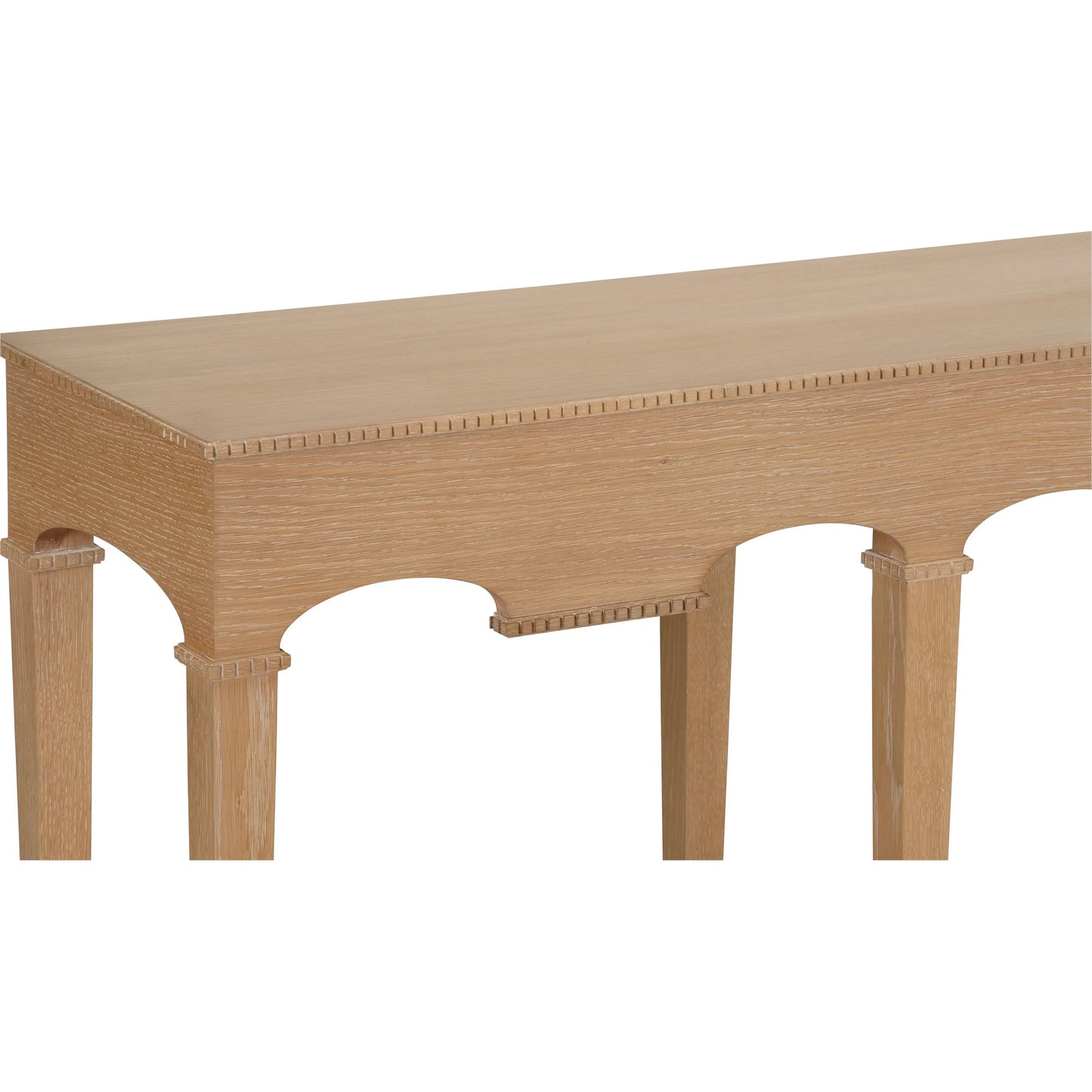 005 SI-2334920 | Additional Silo | Oslo Console by Chelsea House. Made from cerused oak in a unique style.