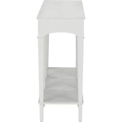 Oslo Console by Chelsea House. Made from cerused oak in a unique style.