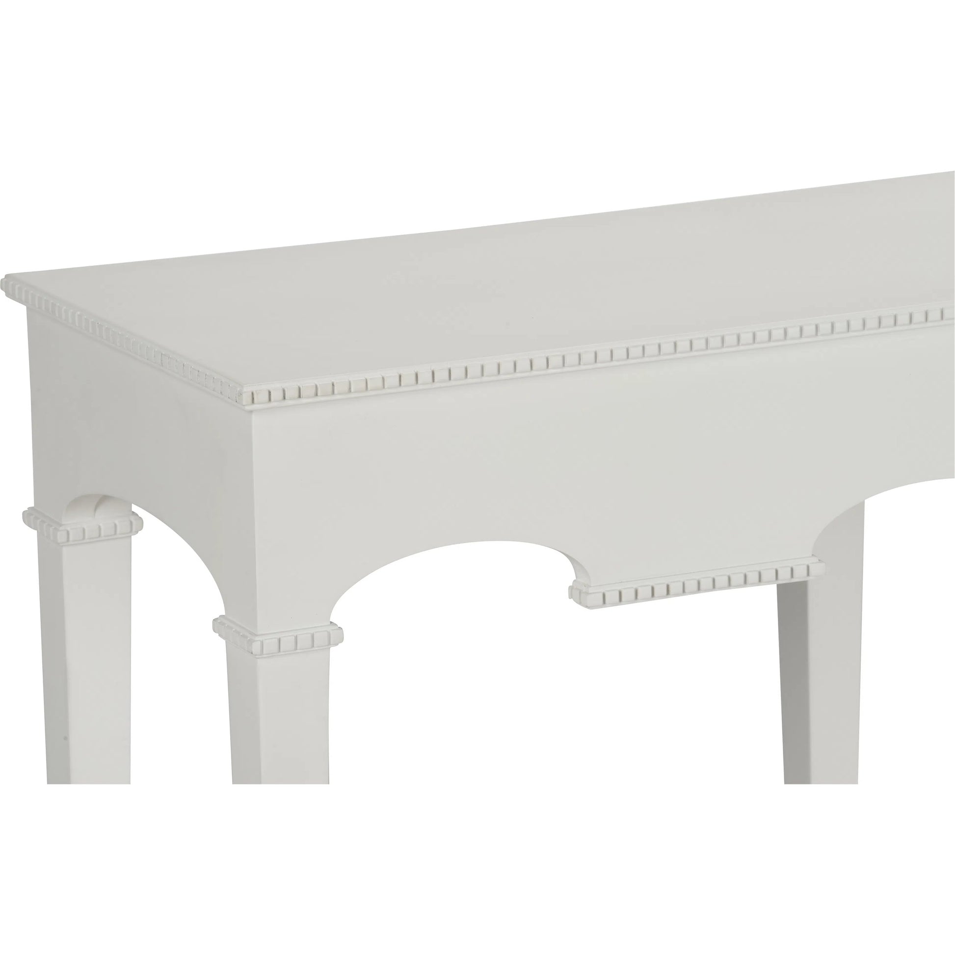 Oslo Console by Chelsea House. Made from cerused oak in a unique style.