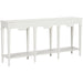 Oslo Console by Chelsea House. Made from cerused oak in a unique style.