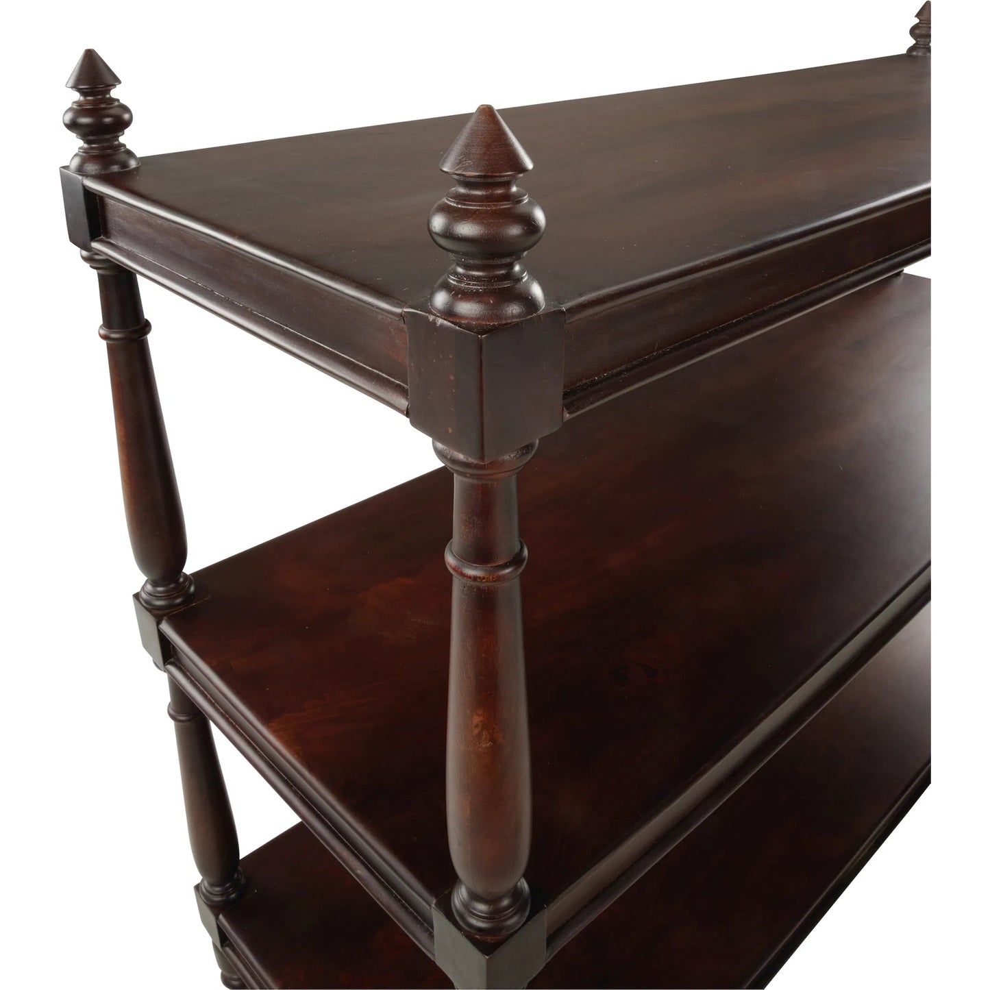 004 SI-2387660 | Closeup | Butlers Trolly by Chelsea House in mahogany. Made from unique in a traditional style.