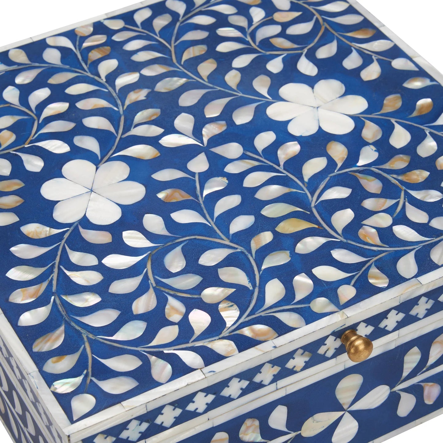 006 SI-2387656 | Closeup | Bone Inlay Box by Chelsea House. Made from unique in a traditional style.