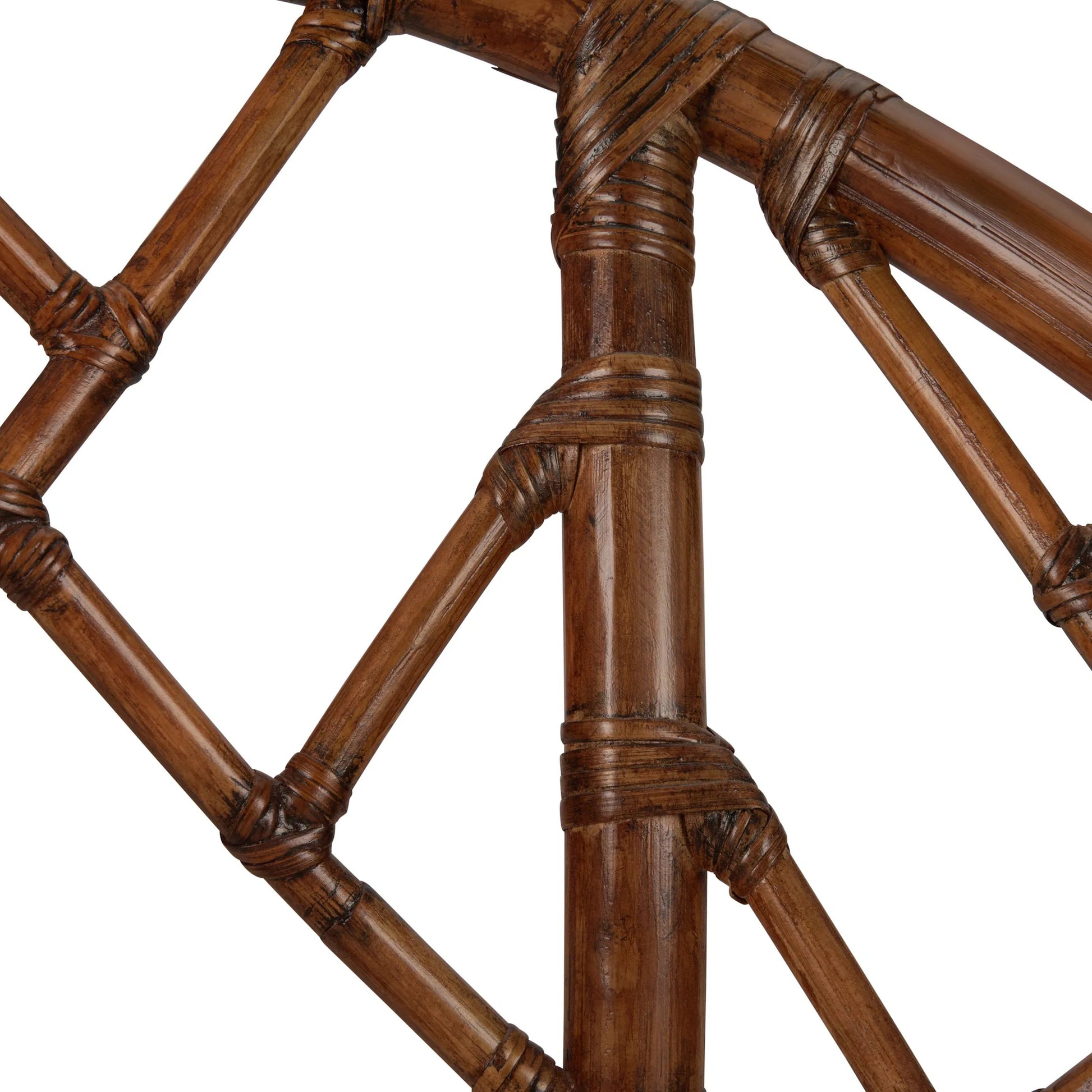 Chippendale Bamboo Arm Chair by Chelsea House in brown, natural. Made from unique in a rustic style.