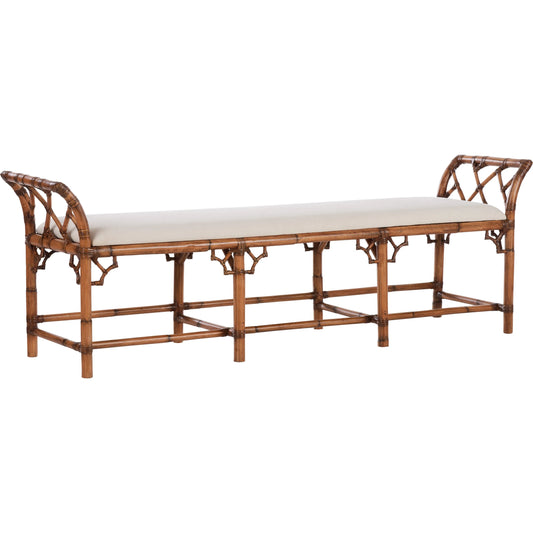 Chippendale Bamboo Regency Bench by Chelsea House. Made from unique in a unique style.