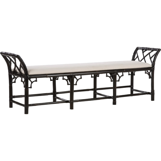 Chippendale Bamboo Regency Bench by Chelsea House. Made from unique in a unique style.