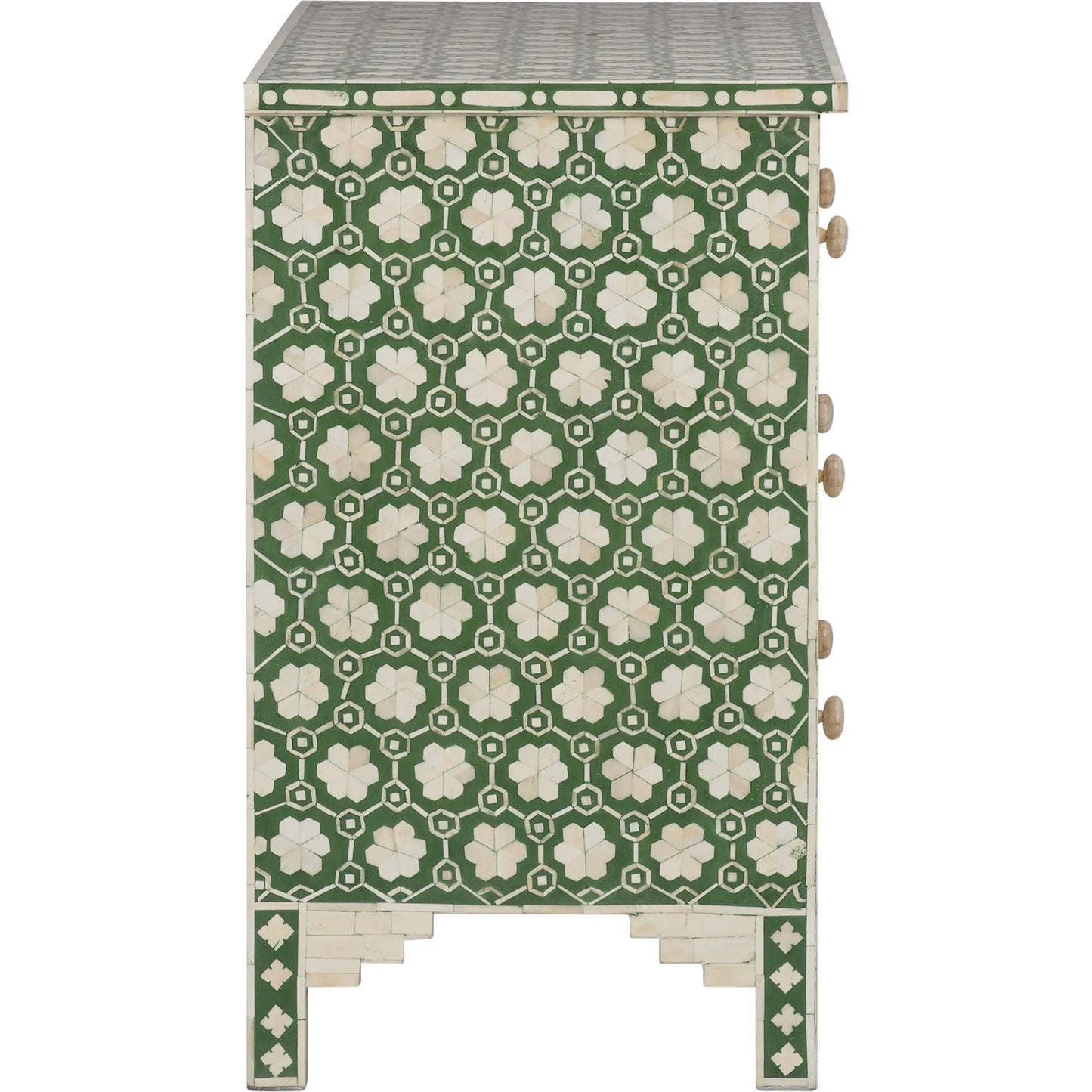 003 SI-2387688 | Additional Silo | Clark Chest by Chelsea House in green, white. Made from unique in a eclectic & global style.