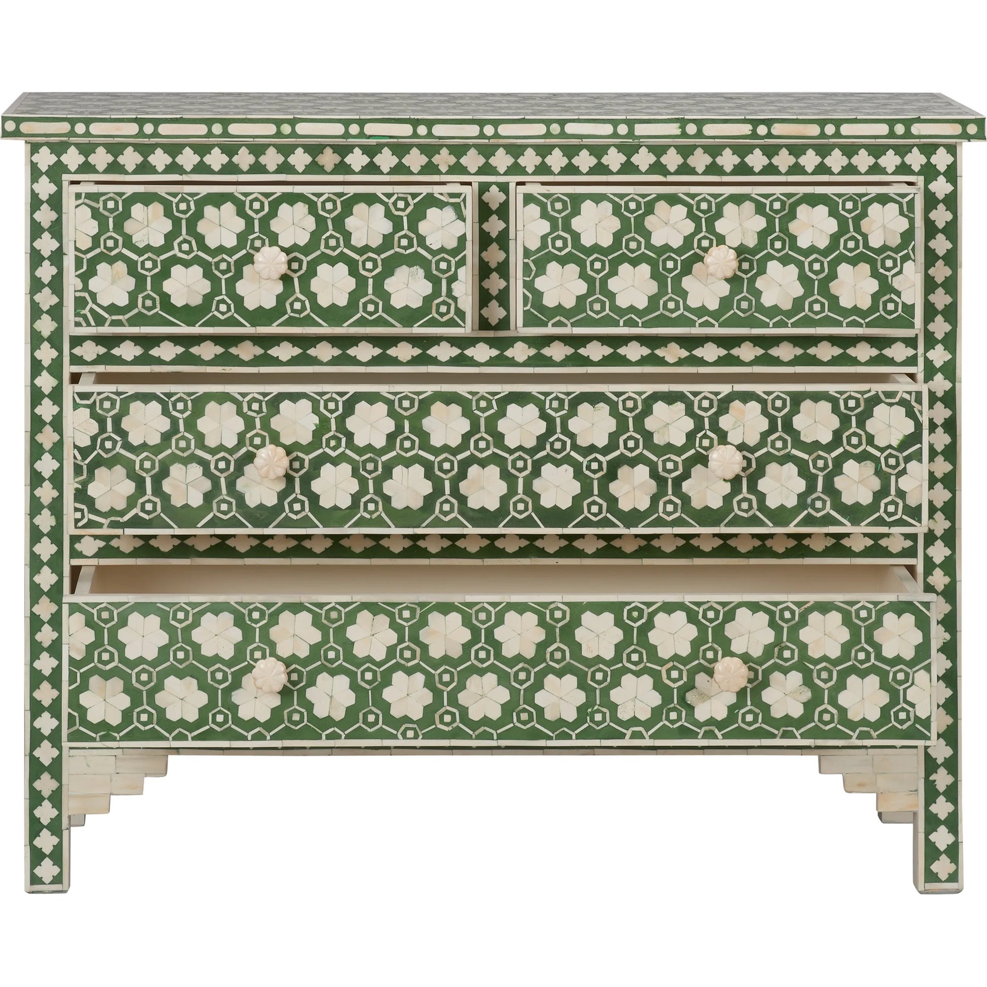 Clark Chest by Chelsea House in green, white. Made from unique in a eclectic & global style.