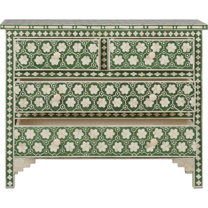 Clark Chest by Chelsea House in green, white. Made from unique in a eclectic & global style.