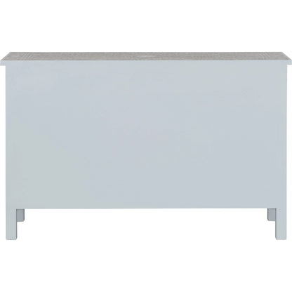 Charles Chest by Chelsea House in gray, mother of pearl. Made from unique in a traditional style.