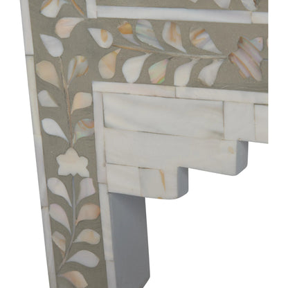 Charles Chest by Chelsea House in gray, mother of pearl. Made from unique in a traditional style.