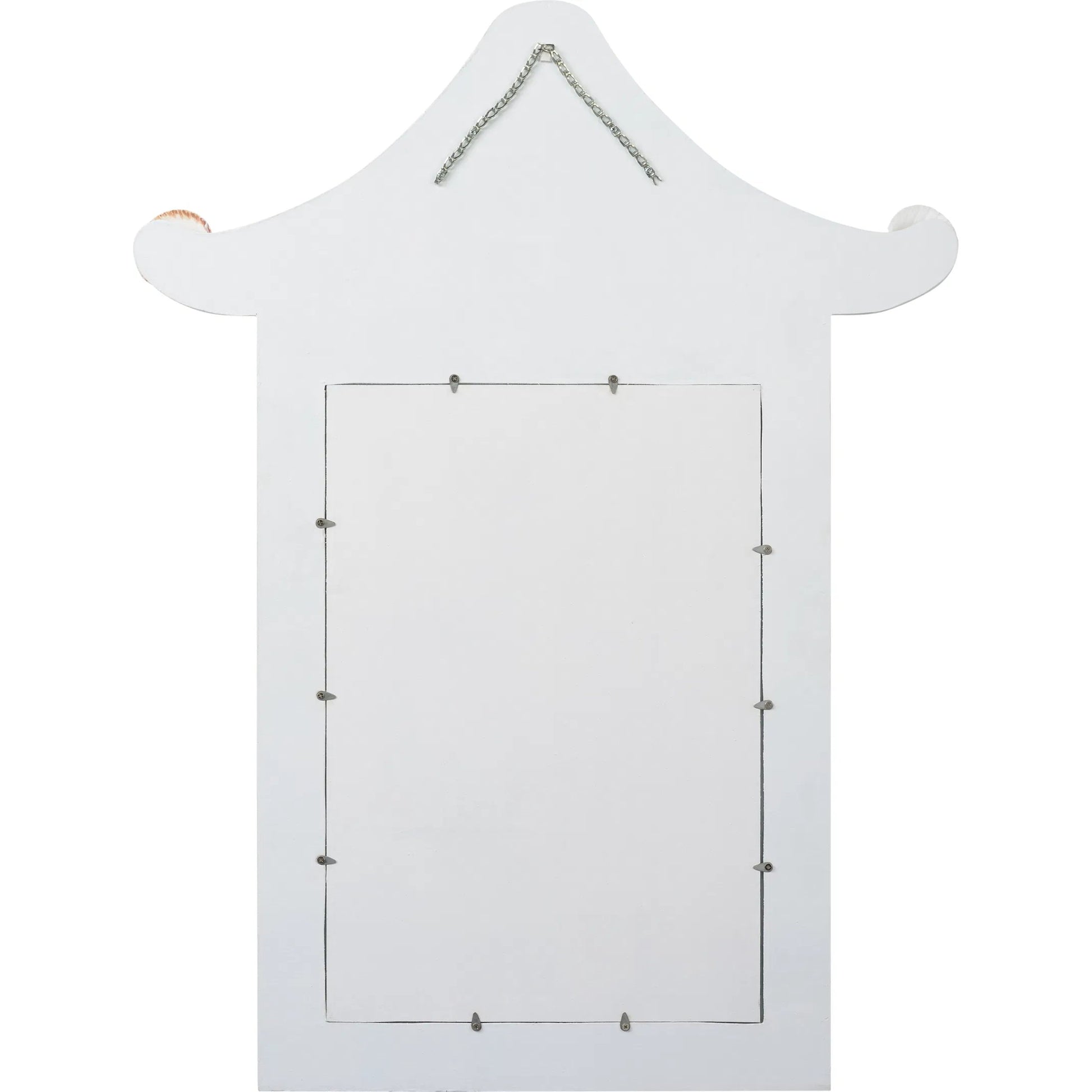Shell Mirror by Chelsea House in natural white, clear. Made from unique in a unique style.