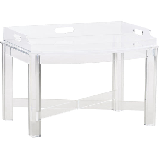 Acrylic Tray Table by Chelsea House in clear. Made from unique in a unique style.