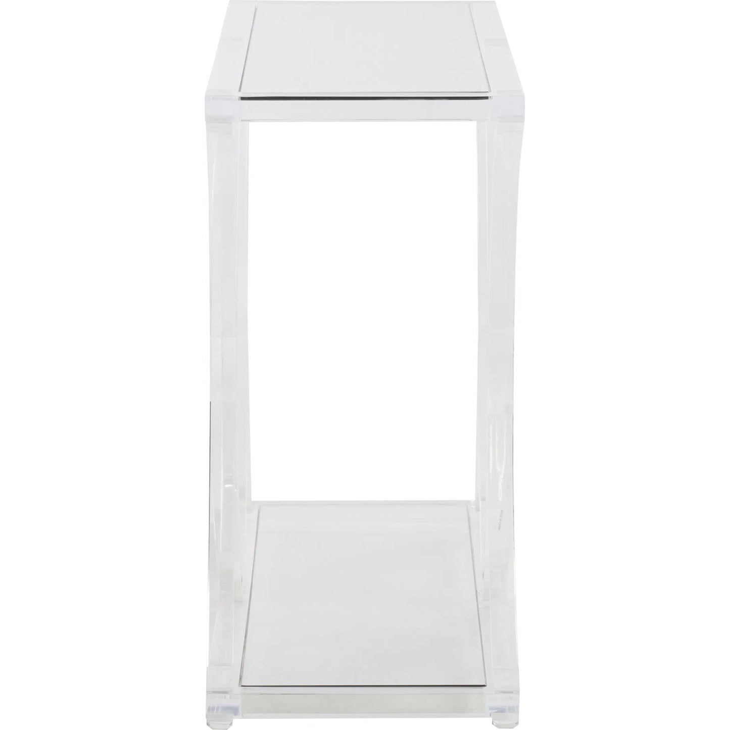 003 SI-2387858 | Additional Silo | Sweeping Acrylic Console by Chelsea House in clear. Made from unique in a transitional style.